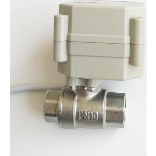 TFM10-S2-C, 0-5V 0-10V or 4-20mA Proportional Valve Power Supply DC12V, DC24V 2 Way Stainless Steel 3/8'' DN10