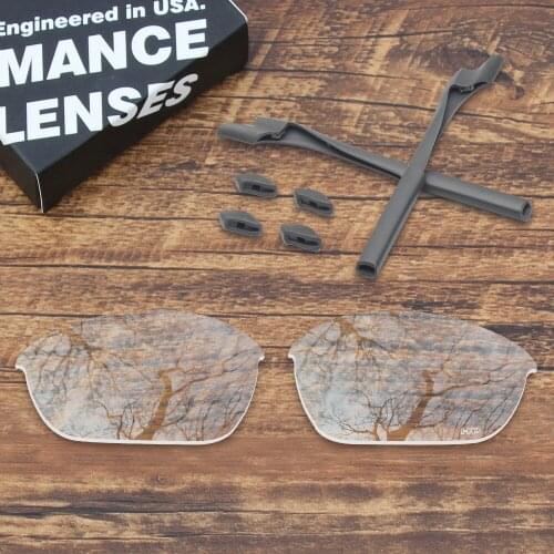 ToughAsNails Resist Seawater Corrosion Replacement Lenses and Rubber Kit for Oakley Half Jacket 2.0 Sunglasses