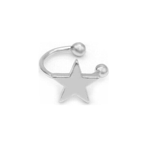 U-shaped spiral ear clip cartilage Star Moon Flower design fashion fashion