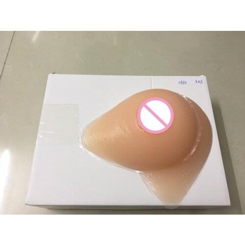 300g 1pair 34A CUP Silicone Breast forms Mastectomy Artificial Silicone Fake Breast For Crossdressers And Transvestites