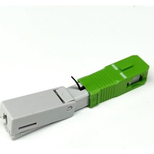 10PCS Fiber Optic Fast Connector FTTH SC APC Optical Fibe Quick Connector SC Connector Less Than 0.3dBm Highquality SC APC