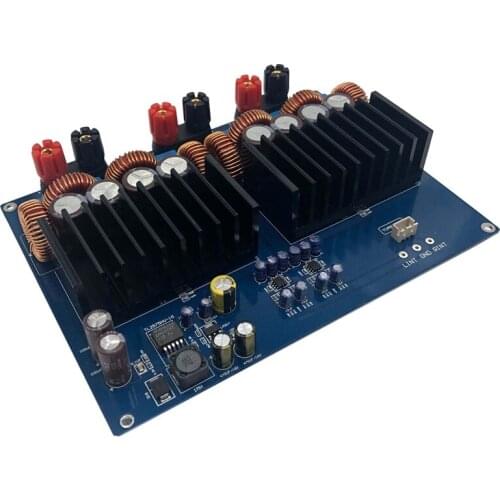 1200W TAS5630+OPA1632DR 2.0 Channel Class D Digital Amplifier Board 330UF/100Vx4