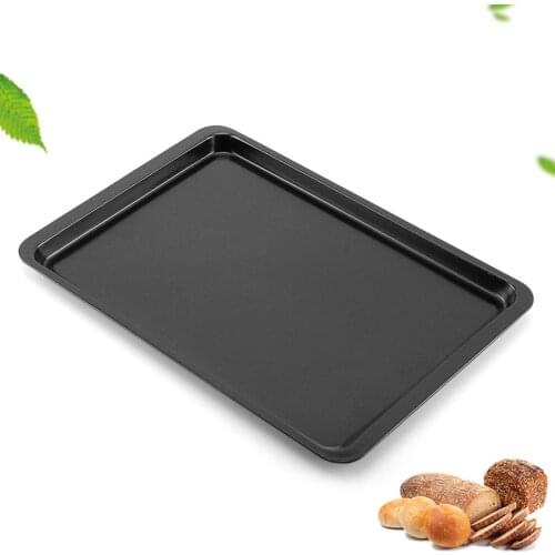 14-inch rectangular non-stick tray oven shallow tray diy cookie baking tray bread cake baking tools