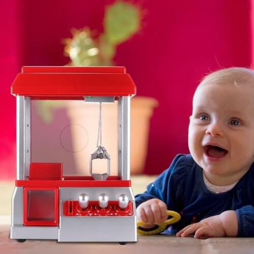2021 Coin-operated Childrens Toy Puzzle Crane Machine Candy Doll Carving Machine Claw Arcade Game Mini Vending Machine