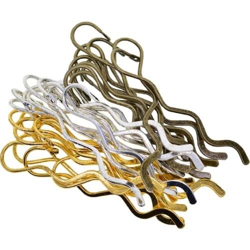 30x Metal Alloy Bookmark Page Clip Beading Bookmarks Hooks Bulk Book marker Clips DIY Bookmarkers for Teachers Book