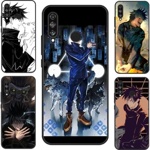 Megumi Fushiguro Jujutsu Kaisen Case For Huawei P30 Lite P40 P20 Pro P Smart Z 2019 2021 Nova 5T Honor 10 Lite 8X 9X 10i