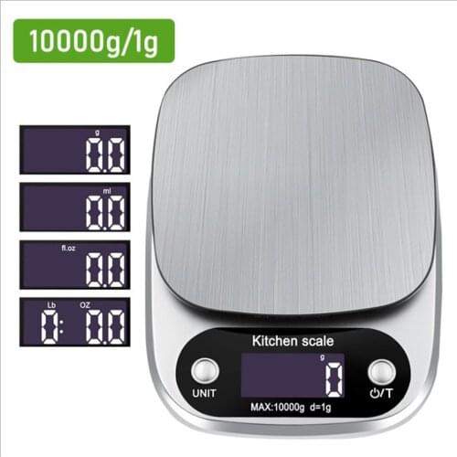 Digital Kitchen Scale Multifunction LCD Display Food Scale Kitchen Accessories For Cooking Baking Measure Tools Fl/Oz/G/LB/Oz/Ml