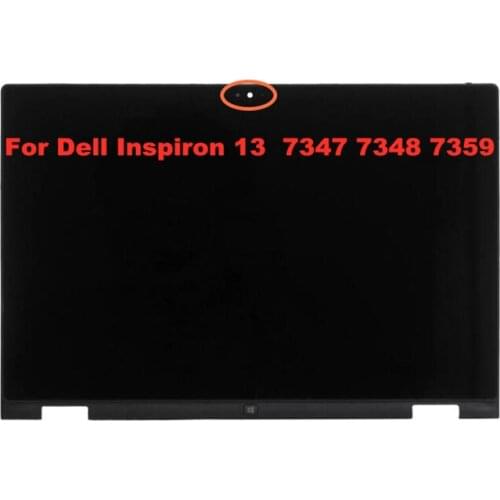 For Dell Inspiron 13 7000 7347 7348 7359 P57G LTN133HL03-201 LP133WH2 SPB1 LCD Touch Screen LED Touch digitizer Assembly+Bezel