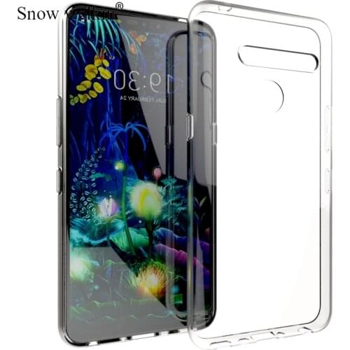 For LGV30S V35 LGV40 LGV50 5G ThinQ Shockproof Silicone Soft TPU Case For LG V30 V30S V40 V50 V50S Cases Transparent Back Cover