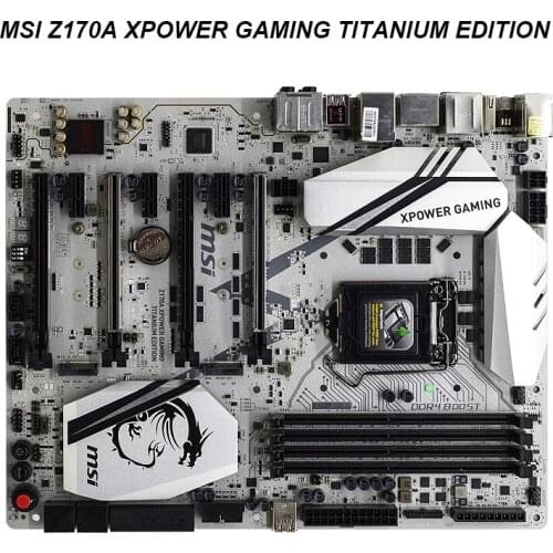 For MSI Z170A XPOWER GAMING TITANIUM EDITION PC Gaming 1151 Z170 With M.2 Desktop Original Used Motherboard