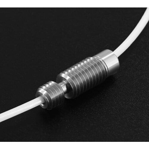 K1KF High Quality V6 Titanium Alloy Heat Break for E3D V6 Hotend Heater Block 1.75mm Filament Smooth 2Pcs