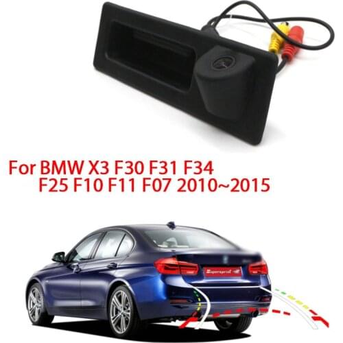 For BMW X3 F30 F31 F34 F25 F10 F11 F07 2010~2015 Starlight Night Vision Car Rear View Reverse Backup Camera