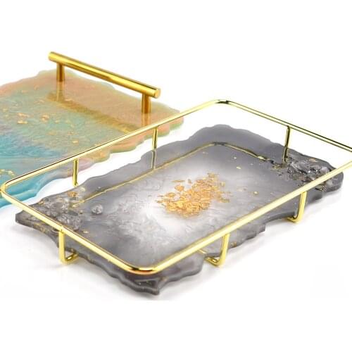 Hot Sell Home Decorative Craft Mold DIY Fruit Tray Table Mat Resin Silicone Base Coaster Tray Mold For Jewelry Making Resin Mold