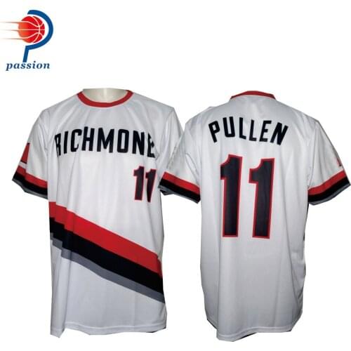 Mens Team White Black Red Sublimation Printing Design Softball Jerseys