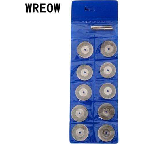 10Pcs 25mm Diamond Grinding Wheel Cutting Disc Kits Set dremel saw Mini Circular Saw Glass Rock Disc Rotary Tool Accessories