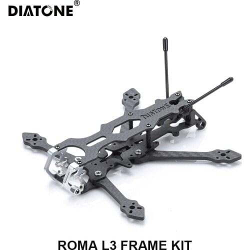 43Grams DIATONE ROMA L3 147mm 3inch T300 3K Carbon Fiber 7075 Frame Kits 3mm Arm for FPV Racing 3S 4S Drone Replacement Parts