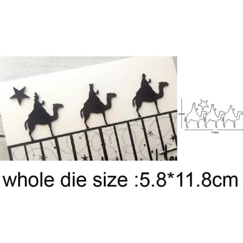 2020 new Metal dies Religious Camel Prayer Cutting Dies Diy Scrapbooking dies Decoration Embossing Album Paper Cards Craft Dies