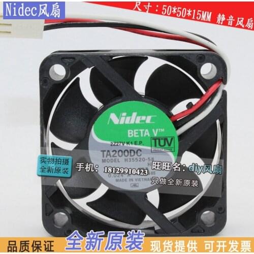 NEW NIDEC TA200DC H35520-58 DC12V 5015 5CM silence cooling fan