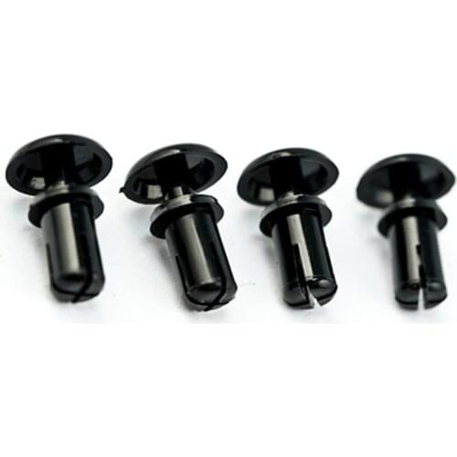 R5055 R Sharp White/Black Plastic Nylon Rivet For 5.1 Hole Diameter PC Board 1000pcs/bag