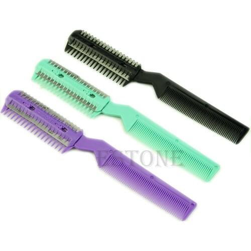 Professional Scissor Home Hair Razor Comb Hairdressing Thinning Trimmer Punk DIY