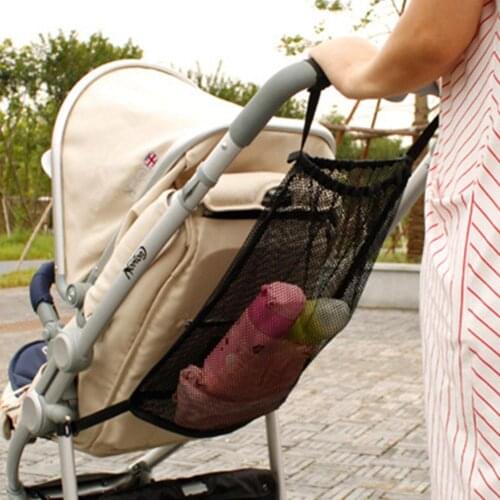 Baby Stroller Net Organizer Children Carts Net Storage Bag Baby Carriage Hanging Bag Nappy Diaper Bags Strollers Accessories