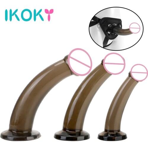 Wearable Panties Realistic Penis Anal Plug Female Masturbation Sex Toys for Women Lesbian Strong Suction Cup Strapon Dildos