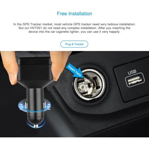 Concox Mini Real-time Tracking Device HVT001 For Vehicle Car Geo-fence GPS LBS Tracking Listen-in Compact and Stylish Design