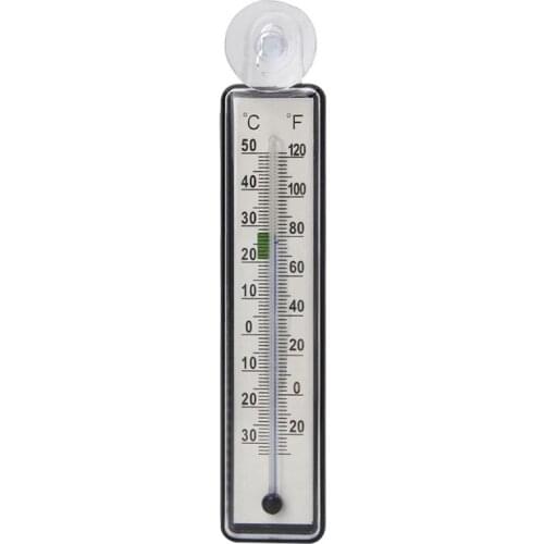 Fish Tank Aquarium Thermometer Glass Meter Water Temperature Gauge Suction Cup Promotion