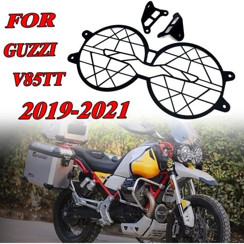 Aluminum quick-disassembly headlight protection for MOTO GUZZI V85TT V85tt v85tt 2019 2020 2021