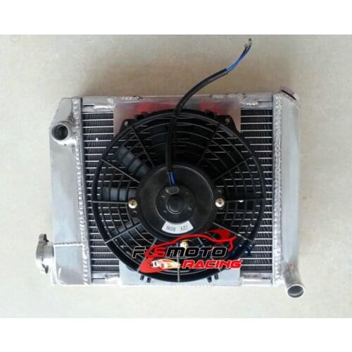 50MM Aluminum Alloy Radiator +Shroud +Fan For Austin Rover Mini 1275 GT 1959-1997 60 61 62 97 96