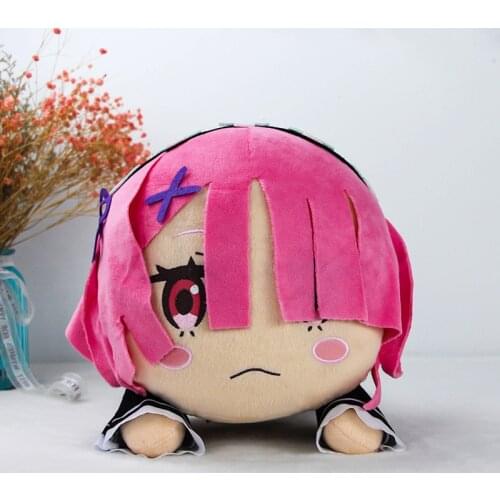 Anime Re Life in a Different World From Zero Rem Ram Emilia Plush Doll Funny Model Toy 42cm Cosplay Soft Pillow CushionToys gift