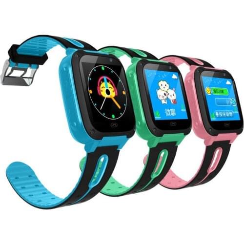 Anti-lost Kids Safe GPS Tracker SOS Call GSM Smart Watch Phone for Android IOS Low-power alarm SOS emergency alarm Lighting