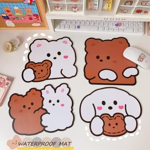 Ins Mouse Pad Kawaii Desk Mat Desktop Mat Girl Cute Computer Keyboard Mat Non-slip Insulation Pad Student Table Mat
