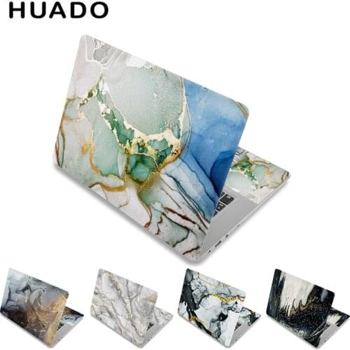 Marble Grain Laptop Skin Sticker 13.3" 14" 15.6" 17" Notebook Surface Cover Decal for Lenovo/HP/Macbook/Acer