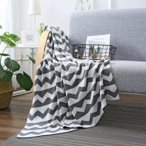 New Plaids Knitted Blanket Nordic Soft Throw Warm Couch Bed Beach Sofa Cover Travel Shawls Blanket 110*180cm Manta Cobertor