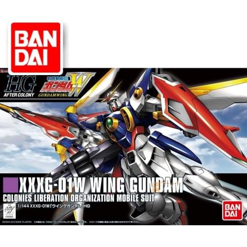 Original Gundam HG 1/144 Model XXXG-01W WING GUNDAM Mobile Suit Kids Toys