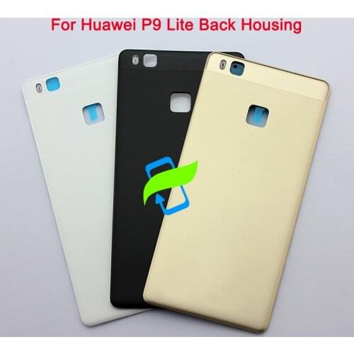 Original Back Battery Cover Housing For Huawei P9 Lite Rear Door Case with Adhesive For HUAWEI P9 Lite Back Cover Housing