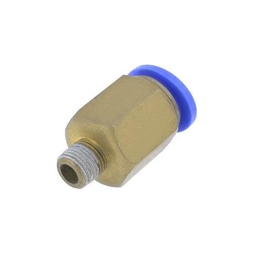 12mm Hole Pneumatic Tube Push in Quick Connect Fitting 1/8" Male Thread