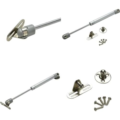 1PCS New 100N /10kg Force Door Lift Support Furniture Gas Spring Cabinet Door Kitchen Cupboard Hinges Lid Stays Soft Open/Close