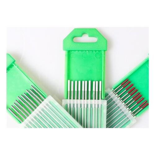 1pc tungsten needle tungsten rod tungsten electrode WZ08 white head zirconium tungsten 1.6 2.0 2.4 3.2 length 150 175