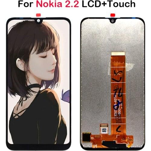 100% Test For Nokia 2.2 LCD Display Touch Screen Digitizer Assembly Replacement For Nokia 2.2 TA-1183 LCD Display