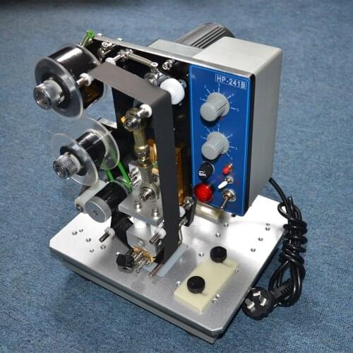 241B type date number manual ink printer for plastic pouch