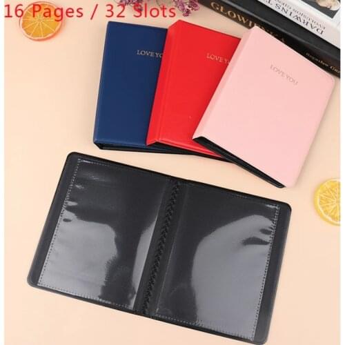 32 Slots Nail Sticker Collection Albums 3D nail Decal sample display 16 Pages nail sticker book Storage Showing Holder 2021