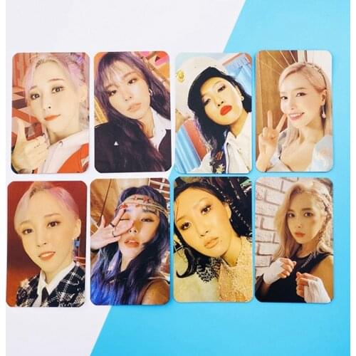 4Pcs/Set MAMAMOO Photocard LOMO Card Pictures Postcard Stationery Decoration Supplies Fan Gifts