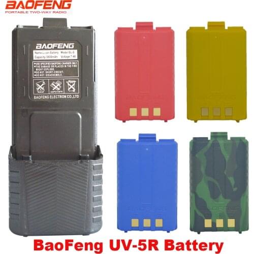 1800mah 3800mah BL-5 Original Li-Ion Baofeng uv5r Battery For Walkie Talkie Accessories Baofeng UV 5R Uv-5re 5ra Uv 5r Battery