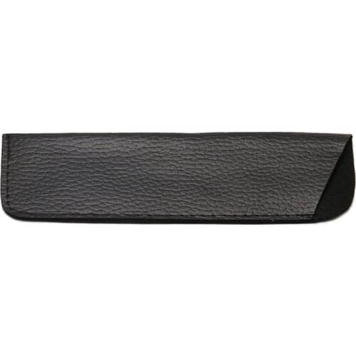 PU Leather Black Portable Eyeglasses Case Reading Glasses Pouch Bag Protective Cover