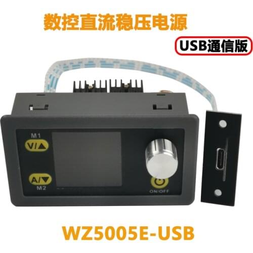 Digitally controlled DC adjustable DC-DC step-down module, constant voltage and constant current lithium battery charging