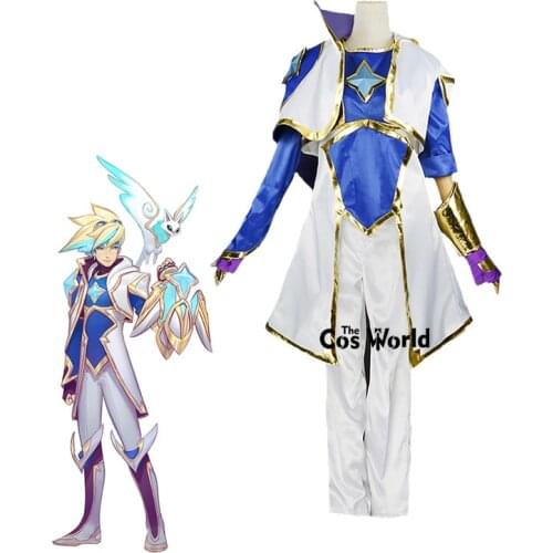 LOL Star Guardian Ezreal the Prodigal Explorer Uniform Coat Pants Outfit Games Cosplay Costumes