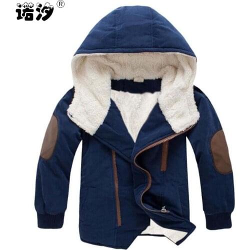 Boys jacket children winter cotton outwear clothes teenage boy casual jacket child tops clothing for 3-11 Y active baby clothing