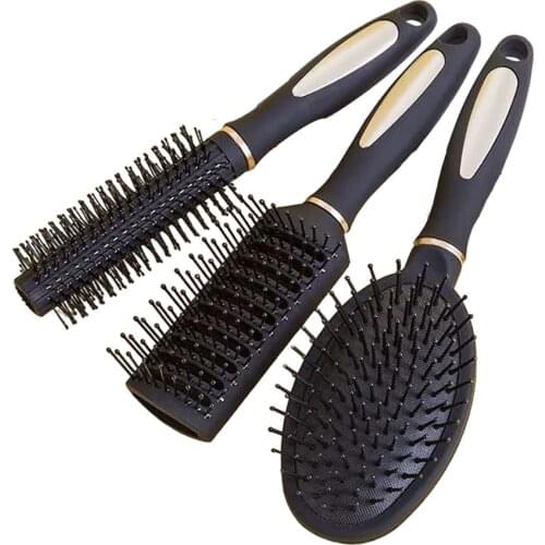 3Pcs Hairbrush Hair Scalp Massage Combs Detangling Brush Hair Comb Kit, Hair Styling Tool